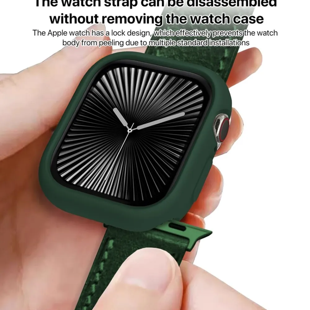 Für Apple Watch Series 11 / 10 42mm Candy TPU Gehäuse Hülle D- Grün ^ Wigento Clearance