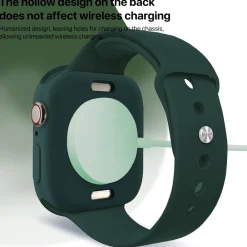 Für Apple Watch Series 11 / 10 42mm Candy TPU Gehäuse Hülle D- Grün ^ Wigento Clearance