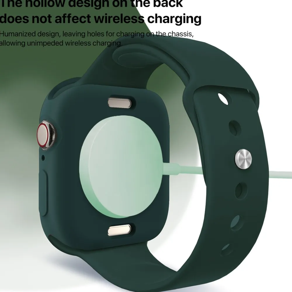 Für Apple Watch Series 11 / 10 42mm Candy TPU Gehäuse Hülle D- Grün ^ Wigento Clearance