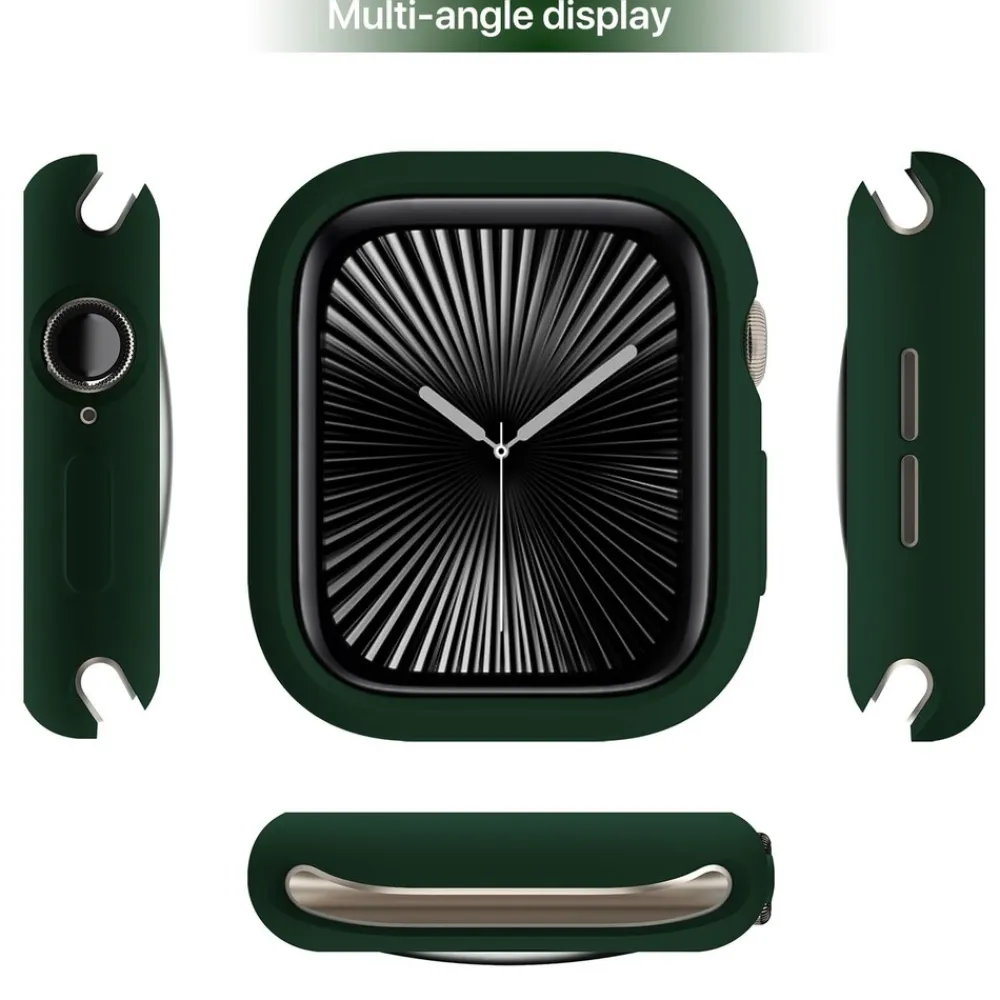 Für Apple Watch Series 11 / 10 42mm Candy TPU Gehäuse Hülle D- Grün ^ Wigento Clearance