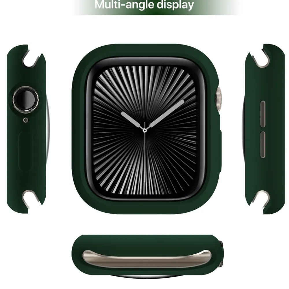 Für Apple Watch Series 11 / 10 42mm Candy TPU Gehäuse Hülle D- Grün ^ Wigento Clearance