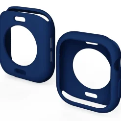 Wigento Für Apple Watch Series 10 46mm Candy Design TPU Gehäuse Hülle D- Blau Hot