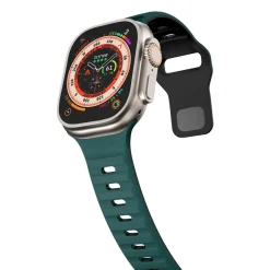 Für Apple Watch Series 11 10 46mm / 9 8 7 45 / 6 SE 44mm Band D- Grün ^ Wigento Clearance