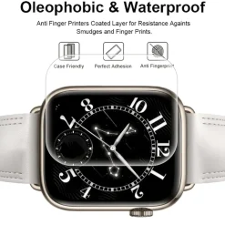 Wigento Für Honor Watch 5 Hydrogel Film Display Flexibel dünn Schutzfolie Best