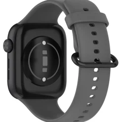 Wigento Für Honor Watch 5 Solid Color Design Soft Silikon Ersatz Armband Grau