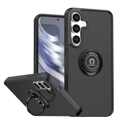Wigento Für Samsung Galaxy S25 FE 5G Design TPU + PC Schutz Hülle Schwarz Sale