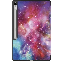 Wigento Für Samsung Galaxy Tab S10 FE Plus 3folt Wake UP Hülle Milchstraße Best