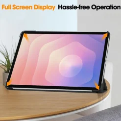 Für Samsung Galaxy Tab S11 3folt Wake UP Smart Tasche Hülle Schwarz ^ Wigento Outlet