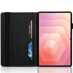 Für Samsung Galaxy Tab S11 Ultra Baum Design Kunstleder Tasche Schwarz ^ Wigento Online