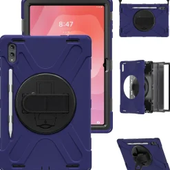 Für Samsung Galaxy Tab S11 Ultra Hülle Halter & Schultergurt D- Blau ^ Wigento Clearance