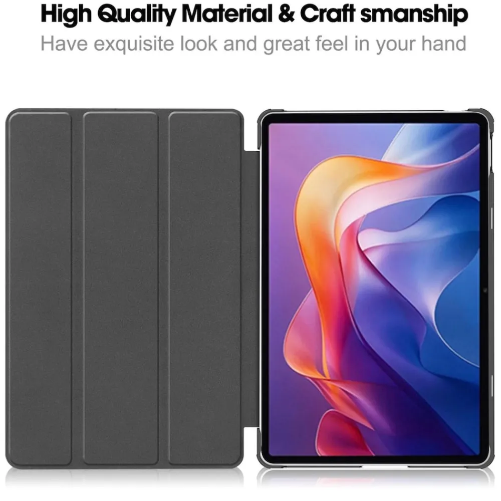 Wigento Für Xiaomi Redmi Pad 2 4G 11 Zoll 2025 3folt Wake UP Smart Tasche Rot Outlet