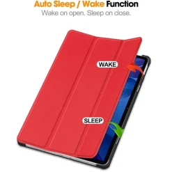 Wigento Für Xiaomi Redmi Pad 2 4G 11 Zoll 2025 3folt Wake UP Smart Tasche Rot Outlet