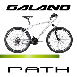 Galano Path Mountainbike Jugendfahrrad ab 160 cm Fahrrad 26 Zoll für Mädchen Jungen oder Erwachsene MTB Hardtail 21 Gänge schwarz/weiß Clearance