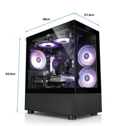 Gaming PC InvaderXS Ultra Intel Core Ultra 7 265KF, 32GB DDR5, NVIDIA RTX 5060 8 GB, 1TB SSD, Windows 11 ^ Kiebel Discount