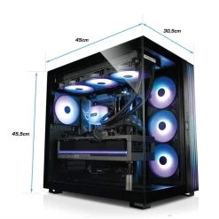 Kiebel Gaming PC Lightning Ultra Intel Core Ultra 7 265KF, 32GB DDR5, NVIDIA RTX 5080 16 GB, 2TB SSD, Windows 11 Online