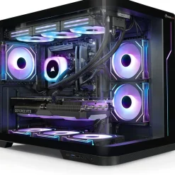 Gaming PC Panorama Curve IX AMD Ryzen 9 9900X, 32GB DDR5, AMD Radeon RX 9070 XT 16 GB, 2TB SSD, Windows 11 ^ Kiebel Outlet