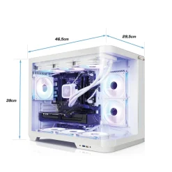 Kiebel Gaming PC Panorama Curve Ultra Intel Core Ultra 7 265KF, 32GB DDR5, NVIDIA RTX 5070 12 GB, 2TB SSD, Windows 11 New
