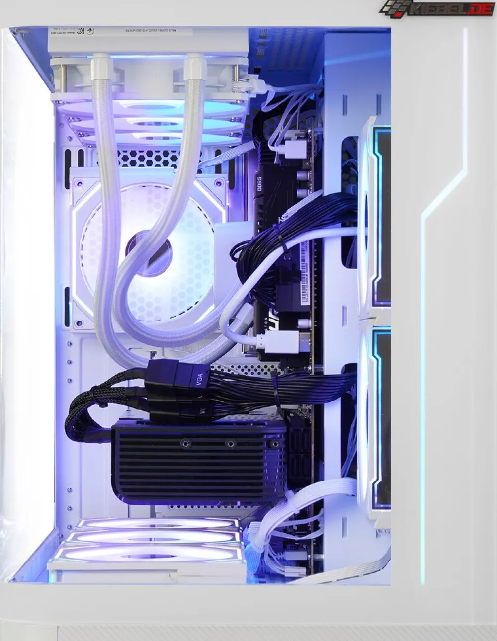 Kiebel Gaming PC Panorama Curve Ultra Intel Core Ultra 7 265KF, 32GB DDR5, NVIDIA RTX 5070 12 GB, 2TB SSD, Windows 11 New