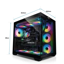 Gaming PC Panorama 14 Intel Core i9-14900KF, 32GB DDR4, NVIDIA RTX 5080 16 GB, 1TB SSD, WLAN, Windows 11 ^ Kiebel Online