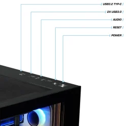 Gaming PC Panorama 14 Intel Core i9-14900KF, 32GB DDR4, NVIDIA RTX 5080 16 GB, 1TB SSD, WLAN, Windows 11 ^ Kiebel Online