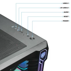 Kiebel Gaming PC Panorama XL VIII AMD Ryzen 7 8700F, 32GB DDR5, NVIDIA RTX 5070 12 GB, 1TB SSD, Windows 11 Sale