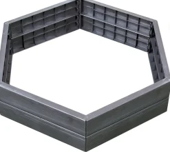 Garantia Ergo Hochbeet wood LxBxH 110x95x25 cm Holzstruktur Komposter Blumenbeet Outlet