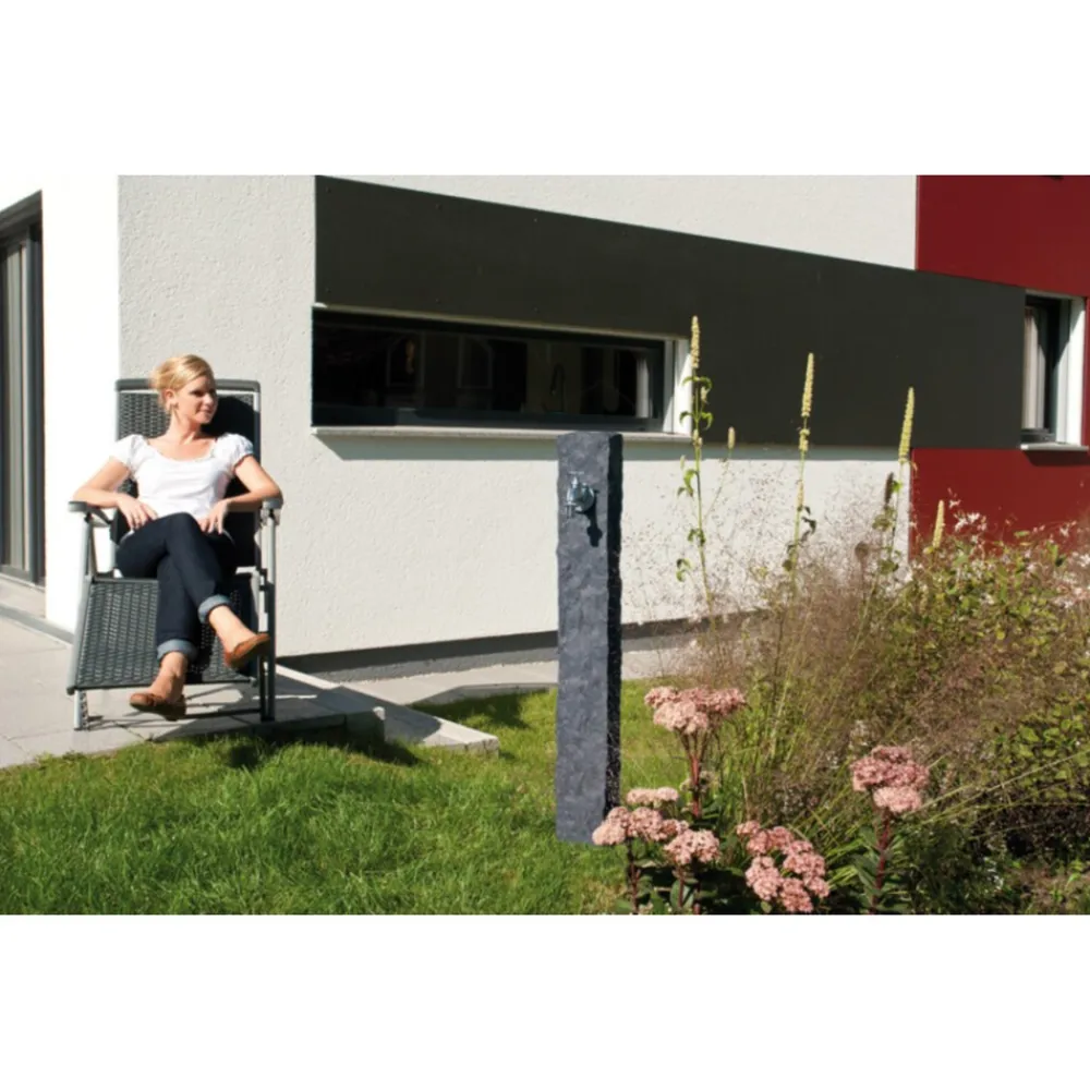 Garantia GRANIT Wasserzapfsäule Darkgranite Outlet