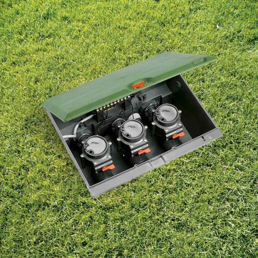 Gardena Ventilschacht V3 für Ventil 9V oder 24V dunkelgrau, grün Discount