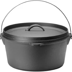 Dutch Oven 7,5L Gusseisen ^ Garden Pleasure Hot