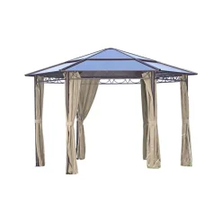 Garden Pleasure Pavillon SALMON, 6-eckig Online