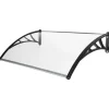 Garden Pleasure Vordach 100x120 cm, PC transparent Best