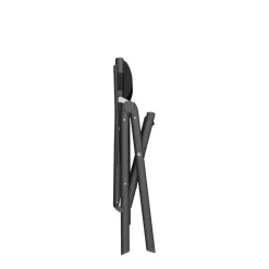 ® Gartenstuhl Balkonstuhl FLORENZ anthrazit, 7-fach verstellbar, klappbar, inkl. Nackenkissen, für Terrasse ^ GARMIO Clearance