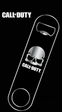 GB eye - Call of Duty Flaschenöffner aus Metall Gaming Skull CoD Fanartikel schwarz Videospiel Hot