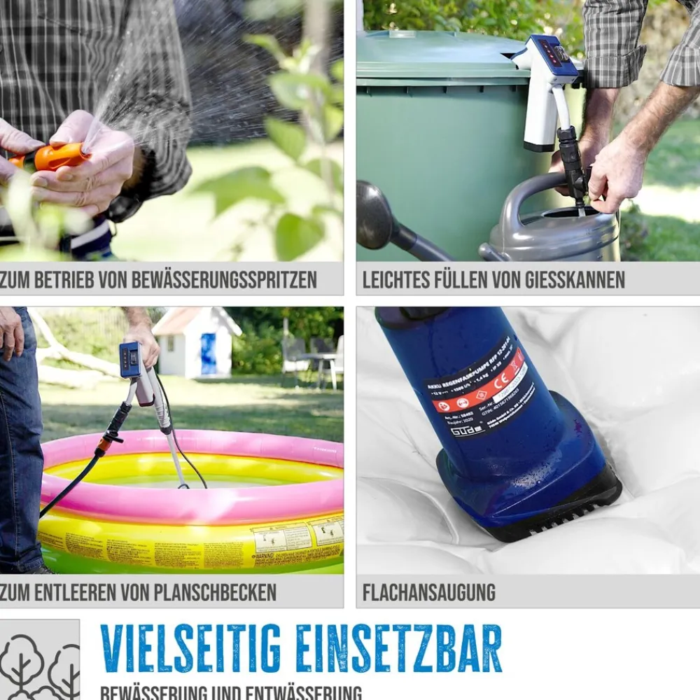 Güde Akku Regenfasspumpe RFP 12-201-04 Online