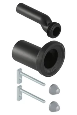 Geberit Anschlussset für Wand WCs, mit Spülrohr, Anschlussstutzen + Deckkappen Sale