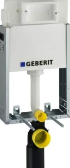 Geberit KombifixBasic Element für Wand-WC, 108 cm, mit Delta UP-Spülkasten 12 cm Outlet
