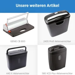 CB850 Bindegerät Bindemaschine Spiralbindegerät Stanzgerät Binder A4 Buch ^ Genie Sale