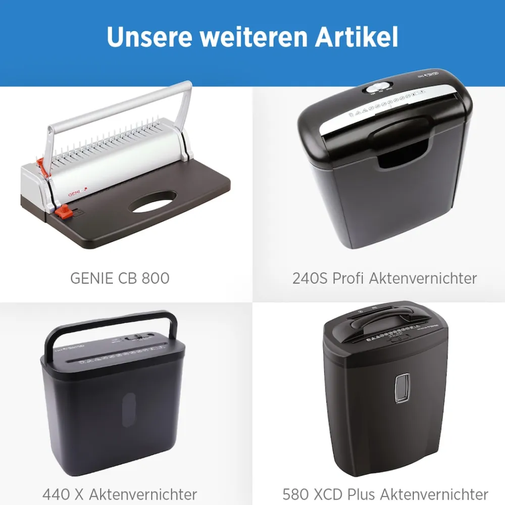 CB850 Bindegerät Bindemaschine Spiralbindegerät Stanzgerät Binder A4 Buch ^ Genie Sale