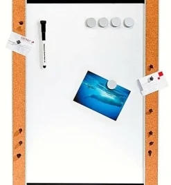 Genie Whiteboard Kork Magnettafel Memoboard Wandtafel Pinnwand Schreibtafel NEU! Discount