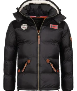 Geographical Norway Winterjacke Reguar Fit Schwarz Best