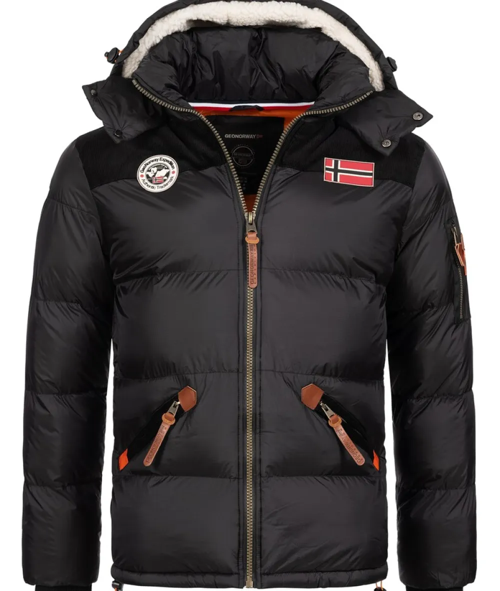 Geographical Norway Winterjacke Reguar Fit Schwarz Best