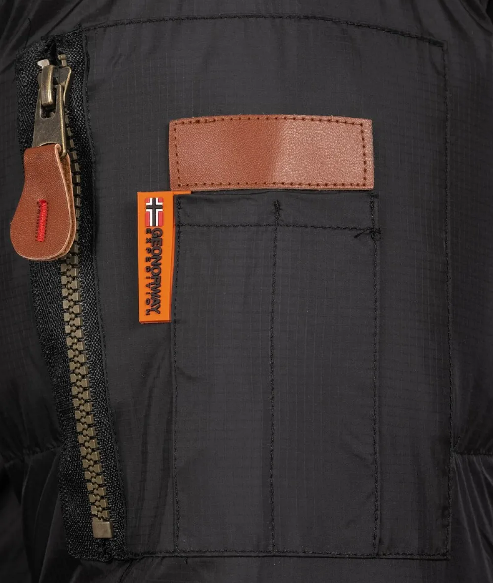 Geographical Norway Winterjacke Reguar Fit Schwarz Best