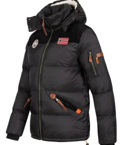 Geographical Norway Winterjacke Reguar Fit Schwarz Best