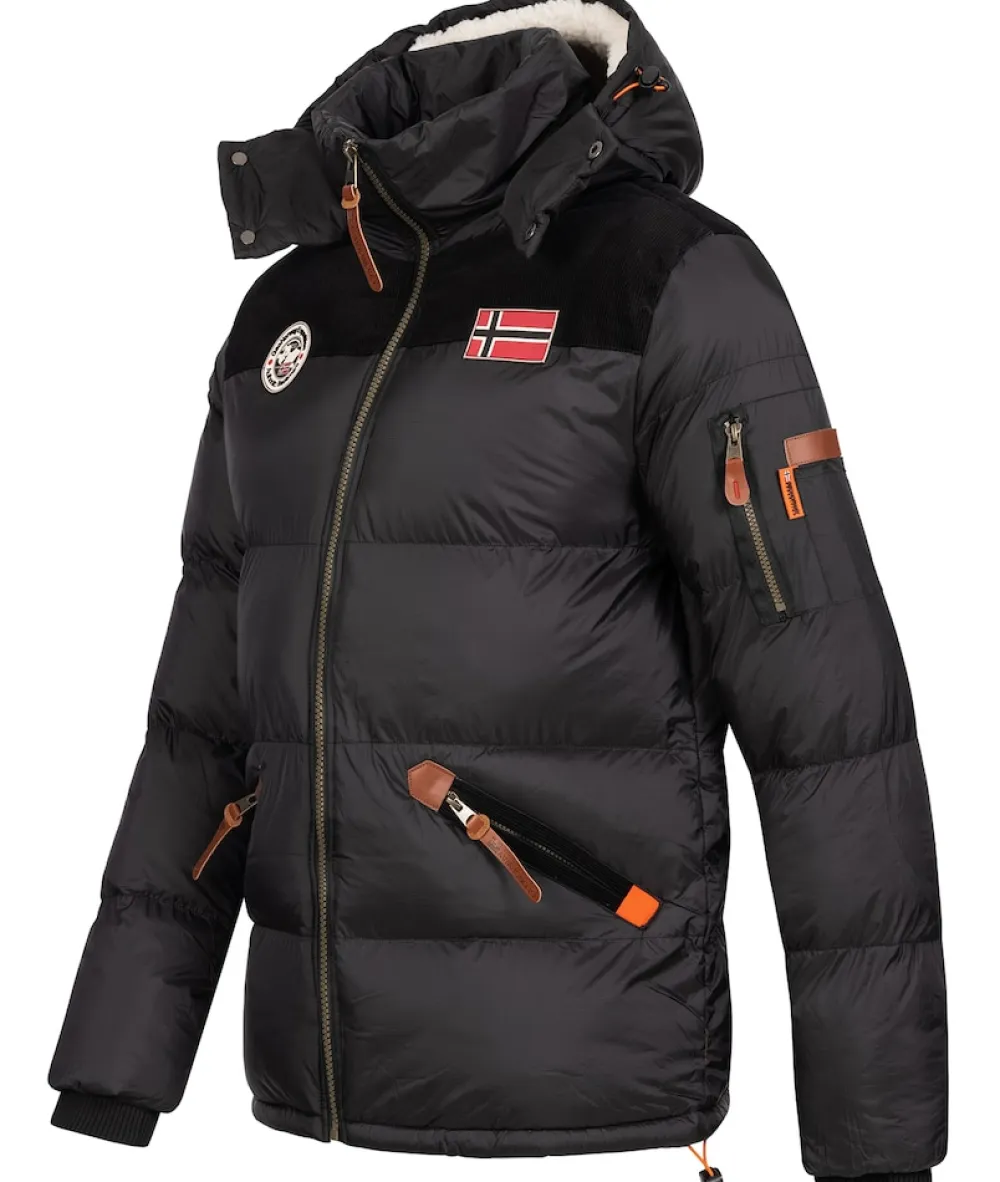 Geographical Norway Winterjacke Reguar Fit Schwarz Best