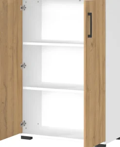 Germania Aktenschrank 4247-559 GW-Profi, Eiche-Nb., mit Metallgriffen, 80 x 123 x 40 cm (BxHxT) Eiche-Nachbildung Sale