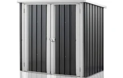 Geräteschuppen mit Flügeltüren und Schloss aus Metall Gerätehaus ^ Aileenstore Clearance