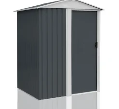 Geräteschuppen mit Schiebetür und Belüftung aus Metall Gerätehaus SAFE S ^ Aileenstore Outlet