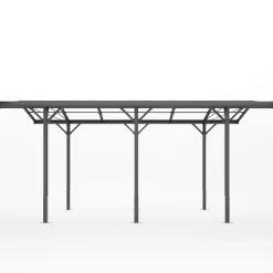 GFP Garten- & Freizeitprofi GFP Carport 2,85x5,05m Auto Unterstand Aluminium Anthrazit inkl. Regenrinne Online
