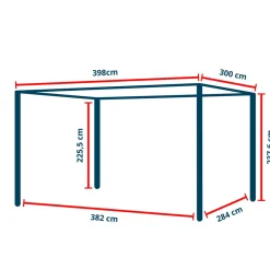GFP Pergola Classic Plus Terrassenüberdachung aus Stahl mit Lamellendach ^ GFP Garten- & Freizeitprofi Outlet