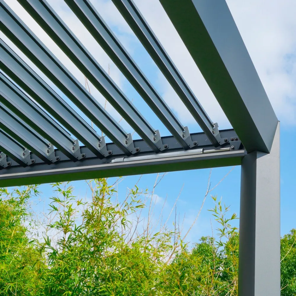 GFP Garten- & Freizeitprofi GFP Pergola Luma Premium Aluminium-Terrassenüberdachung mit Stahl-Lamellendach New
